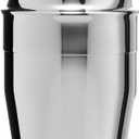 Franmara 8405-BX 12 Ounce Stainless Steel Cocktail Shaker Set with Smooth Chrome Design
