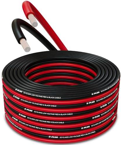 G-PLUG 18 AWG Electrical Wire – 30ft Tinned Copper Cable with Flexible PVC Insulation, Heat & Corrosion Resistant – for Automotive, Marine, Solar, RV, and Outdoor Applications 2 Pack