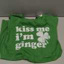 Shamrock Leaf Irish Kiss Me I'm Ginger St. Patrick's Day T-Shirt Size Medium In Ladies