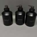 Method Gel Hand Soap, Vetiver + Amber, Reusable Black Aluminum Bottle, 12 oz (Pack of 3)