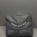 Mr. Sandman Weighted Blanket for Adults Queen Size 15 lbs, Soft Cooling Heavy Minky Blanket for Sleep, Washable Throw Blanket with Glass Beads, 60 x 80 Inches, Grey