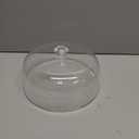 11-inch Plastic Acrylic Cake Dome Cover, Suitable for Cake Stand Plates Transparent Cake Cover(Transparent Handle)