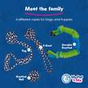 2 x My Pet & Me  Knotted Ball Rope Dog Toy (2.7 Inch)  Dog Chew Toy for Puppies and Small Dogs  Ideal for Fetch, Teething, and Interactive Play