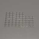 Wakauto 3sets 20pcs Transparent Removable Mini Wall Hooks Punch Adhesive Clips for Hanging Decorative String Lights Necklaces and Accessories for Organizing Without Damage 20pcs*3