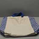 Beach Tote Bag Large Sandproof Storage Bag with Handles for Beach Sports Vacation
Color: Beiga/Blue pattern 7pcs