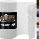 GORILLA GRIP powerGRIP Drawer Shelf and Cabinet Liner, Thick Strong Hold, Non-Adhesive Liners Protect Kitchen Cabinets and Cupboard, Bathroom Drawers, Easy Install, Breathable Mat, 24" x20' Snow White