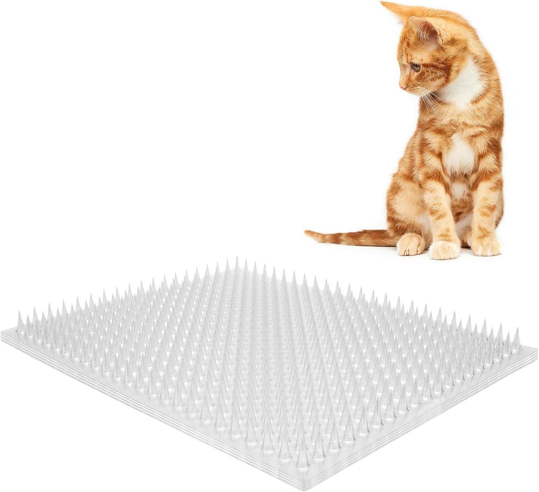 Zipcase 8 Pack Cat Repellent Deterrent Outdoor Scat Mat with Tape for Cats, Dogs, Pests Covers 12 Sq.ft (1728 Sq.in), 16 x 13 Inches8 Pack Zipcase 8 Pack Cat Repellent Deterrent Outdoor Scat Mat with Tape for Cats, Dogs, Pests Covers 12 Sq.ft (1728 Sq.in), 16 x 13 Inches8 Pack