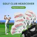 Lashonda Iron Golf HeadcoversPremium Club Head CoversLightweight Waterproof & DustproofReinforced Durable DesignNon-Slip BuckleCompatible with Iron Sets