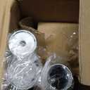 White Boho Curtain Rods for Windows, 1" Adjustable Decorative Heavy Duty Window Treatment Rods 48 to 84 inch with Pinecone Twine Finials, Rustic Farmhouse Drapery Pole for Bedroom (36''-88'' (1 Pack))