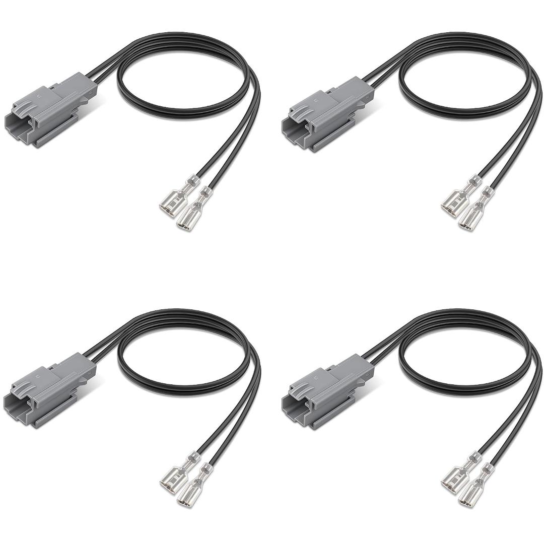 3 Pcs Professional 72-5603 Speaker Harness,Thicker Longer Speaker Wire Harness Replacement Connector Adapter Plug,Car Front and Rear Door Audio Cable for Ford Bronco Maverick