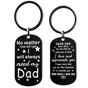 DDTEAN Gifts for Dad, Stocking Stuffers for Men,Father’s Day Gifts from Daughter Son, Sentimental Keychain Meaningful Gifts for Dad from Kids, Birthday Christmas Thanksgiving Gift Ideas for Father