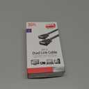 GE Home Electrical GE DVI-D Dual Link Cable, 10 Foot Cable, Video, 1600 X 1200 and Higher, for PC, Digital Monitor or HDTV, Black, 34508