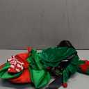 6 Pack Christmas Kids Elf Costume, Girls Christmas Elf Costume Velvet Dress Cosplay Outfit Belt Socks Ears Hat Shoes (8-10 Years)