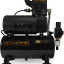 Cool Tooty Airbrush Compressor with 3L Metal Tank, 1/6 HP 110V Motor, Dual Cooling Fans, 47dB, 2023 L/Min Airflow, Auto Start/Stop, Moisture Filter, and 1/8" to 1/4" Adapter