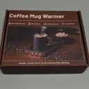 Mug Warmer - 36W Coffee Mug Warmer for Desk with Temperature Display, 2-12Hrs Auto Shut Off, Smart Candle Warmer - Ideal Coffee Gifts Accessories Keep Beverages Coffee Warmer (Wood) (Wood)