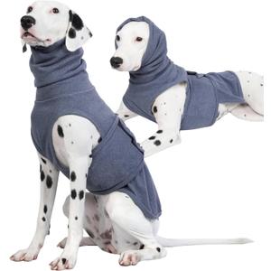 ROZKITCH Thunder Coat for Dogs Anxiety with Hood, Calming Coats for Lightning, Fireworks Travel, 4th of July, Vet Visits, Anxiety Vest for Large Dogs Blue 3XL