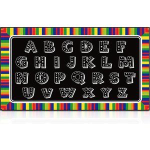 Drydiet 11.8 x 6.6 ft Alphabet Classroom Rug Elementary Daycare Rug