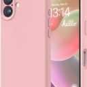 LOVE 3000 Designed for iPhone 16 Case, Premium Silicone with [Soft Anti-Scratch Microfiber Lining] Shockproof Protective Phone Case for Men Women Girls 6.1", Pink Sand