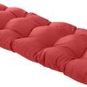 QILLOWAY Indoor/Outdoor Bench Cushion,51-Inches,Red