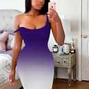 Nimsruc Women Casual Sexy Tank Top Bodycon Dress Summer Pencil Sleeveless Basic Midi Club Dresses (Purple, XL)