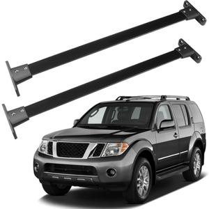 FINDAUTO Roof Rack Cross Bar for Nissan Pathfinder 2005-2012 (Only for Models with Existing Roof Rails) Aluminum Crossbar for Luggage Kayak Bike Cargo Carrier 150LBS/Black
