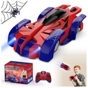 FirYawee Wall Climbing Remote Control Car, 360° Rotating RC Stunt Car with Headlight, Rechargeable RC Cars Toys for 3 4 5 6 7 812 Year Old Boys Girls Kids