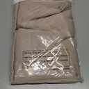 SimpleHome 100% Blackout Curtains for Bedroom,Thermal Insulated Natural Grommet Window Drapes Room Darkening Curtains for Living Room with Black Back,42 x 63 Inch,2 Panels