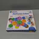 Learning Resources MathLink Cubes Big Builders - Math Manipulatives Kindergarten Games, Pattern Building Blocks, Counting Blocks, STEM Sets, Classroom Counters, Fine Motor Skills, Gifts For Kids