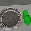 Soil Sieve Set Stainless Steel Garden Soil Sifter, Compost Mesh Sifter with 5 Interchangeable Mesh 1/3/6/9/12mm and Soil Scoops for Sand, Bonsai Soil, Rock, Filtration
