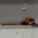 BLACK+DECKER 22" Electric Hedge Trimmer, Lightweight 4.0 Amp Corded Dual Action Shrub Trimmer, Full Wraparound Handle, High Output Low Vibration (BEHT350FF)