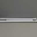 Stone Harbor Hardware Adjustable Shower Rod, 1-3/8" Diameter, Adjusts from 43" to 72", White