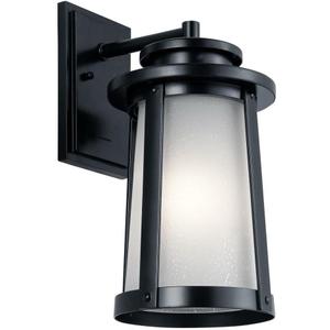 Kichler Lighting 49918BK Outdoor Wall Mount, Black, Medium