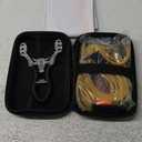 Outdoor recurve Slingshot High-Precision Hunting Slingshot, Powerful Professional Slingshot Frame, Suitable for Adults/Children, Outdoor Hunting with Rubber Band and Slingshot Bag