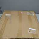 27.5x51in Round Garment Rack, Rolling with Topper, 360 Rotating, Black
