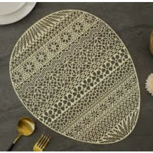 HH Egg 8 pcs Placemat JADE Lemon