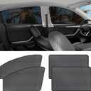 ZATOOTO Car Side Window Sun Shade 4 Pack, Window Shades for Baby Magnetic Mesh Sun Shade Protection from Heat and UV for Sleeping, Camping, Breastfeeding