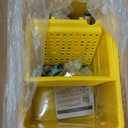 Mind Reader Mop and Bucket Set with Wringer, Mop Included, 5.5 Gallon Cleaning System with Wheels, Upward Press Wringer, Small Mop Compatible (Yellow)