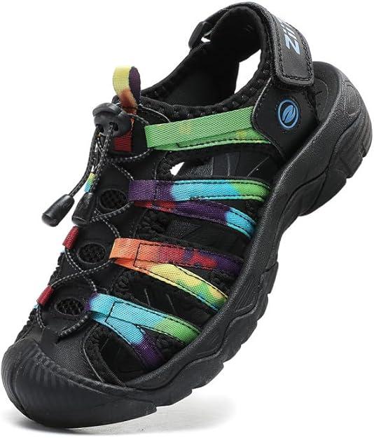 ziitop Womens Hiking Sandals Closed Toe Summer Outdoor Adventurous Beach Sandals Lace Adjustable Double Buckle Water Shoes
 Size 44