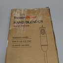 Bonsenkitchen Hand Blender, Immersion Blender with 2 Mixing Speed, Electric Handheld Mixer Portable Stick Mixer with Stainless Steel Blades for Soup, Smoothie, Puree, Baby Food