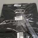 CADONO File Organizer Box with Lid, Large Hanging File Folder Organizer with Plastic Slide, Collapsible Portable Filing Storage Boxes for Office/Decor/Home (Black, 14.9 x 12.59 x 10.8 inch) (1Pack)