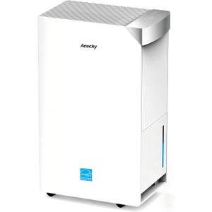 AEOCKY 74 Pint/D Energy Star Version 6.0 Dehumidifier, 4500 Sq.Ft Smart Compressor Dehumidifier with Drain Hose, Intelligent Humidistat,for Basement,Bedroom,Home,Bathroom