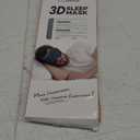 LitBear Breathable Sleep Mask, 3D Eye Mak Sleep for Side Sleepers Women Men, Light Blocking Sleeping Mask with Adjustable Strap, Soft Lightweight Eye Cover for Travel, Night Work, Nap, Office - Pink