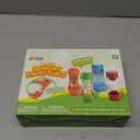 JOYIN 4-Pack Fidget Tubes for Kids, Sensory Tubes, Stress Relief Toy, Speech Therapy, Calming Toys for Children with Autism, Calm Down Corner Classroom Supplies, Christmas School Gifts for Toddlers