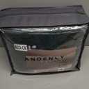 Andency Dark Emerald Green California King Comforter Set, 3 Pieces Cal King Lightweight Soft Boho Solid Bed Set, Oversized Fluffy Microfiber Bedding Set for Adults