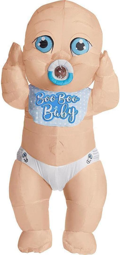 Rubies Boo Boo Baby Inflatable Inflatable Costume for Adults, Unisex One Size (Beige)
