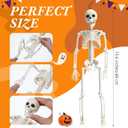 Geelin 10 Pcs Halloween Flamingo Skeletons Stakes Yard Decorations 16 in Skeleton Riding Black Buzzards Outdoor Decor Vulture Statue Stakes Decor for Halloween Lawn Garden Outdoor Party