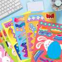 2 x Easter Stickers DIY Easter Stickers for Eggs Bunny Stickers for Easter Egg Decorating Stickers Game Toys Gift Party Favor Supplies(24 Sheets)