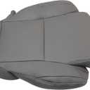 Priprilod Gray Leather Driver Side Bottom Replacement Seat Cover Compatible with Toyota Tundra 2007 2008 2009 2010 2011 2012 2013