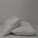 Beckham Hotel Collection Queen Size White Pillow Protector with Zipper Set of 2, Soft and Breathable Cotton Pillow Protector Covers