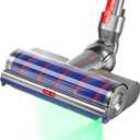 Vacuum Attachments for Dy.son V15V11V10V8V7 Cordless Stick Cleaner, with Quick-Release Floor & Carpet Brush, featuring Soft Blush Compact and Lightweight-3S (3-Roller soft brush-V4)
